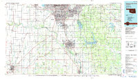 1985 Map of Oklahoma City South, Cleveland County, OK — High-Res Pastmaps